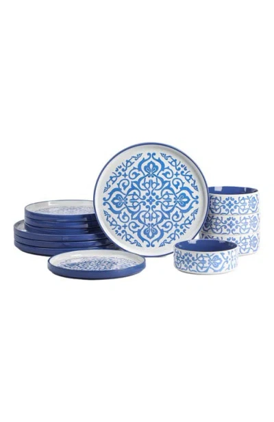 STONE LAIN STONE LAIN TROPEA STONEWARE 12-PIECE DINNERWARE SET