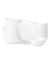 Stone Lain Verso 24 Pc. Dinnerware Set, Service For 8 In White