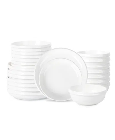 Stone Lain Verso 24 Pc. Dinnerware Set, Service For 8 In White
