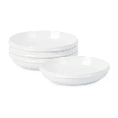 Stone Lain Verso 4-pc. Porcelain Salad Plate In White