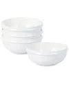 Stone Lain Verso 4pc Bowl Set In White