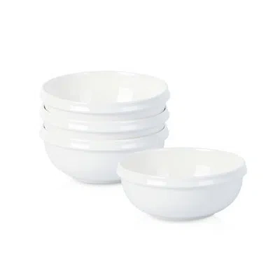 Stone Lain Verso 4-piece Bowl Set Porcelain In White