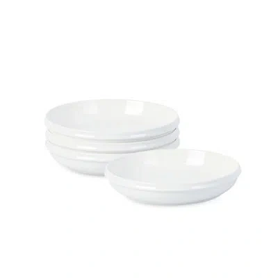 Stone Lain Verso 4-piece Salad Plate Set Porcelain In White