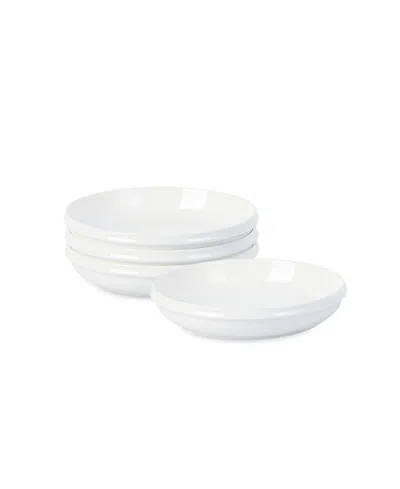 Stone Lain Verso Salad Plates, Set Of 4 In White