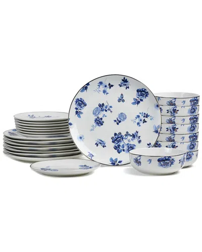 Stone Lain Viola 24pc Porcelain Dinnerware Set