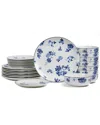 Stone Lain Viola 24pc Porcelain Dinnerware Set