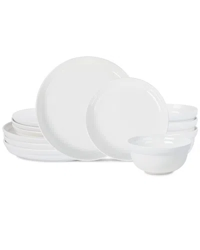 Stone Lain Virtuo 12pc Dinnerware Set In White