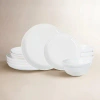 Stone Lain Virtuo 12-piece Dinnerware Set Porcelain In White