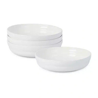 Stone Lain Virtuo 4-pc. Porcelain Pasta Bowl In White