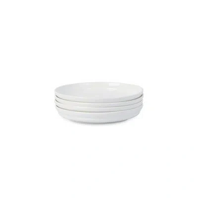 Stone Lain Virtuo 4-piece Salad Plate Set Porcelain In White