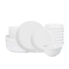 Stone Lain Virtuo Porcelain Dinnerware Set In White