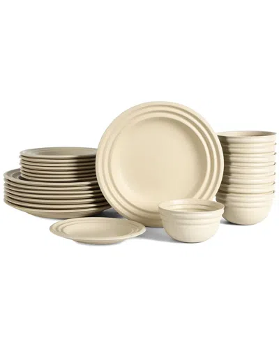 Stone Lain Zen 24pc Stoneware Dinnerware Set