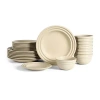 Stone Lain Zen 8-pc. Stoneware Dinnerware Set In Sand