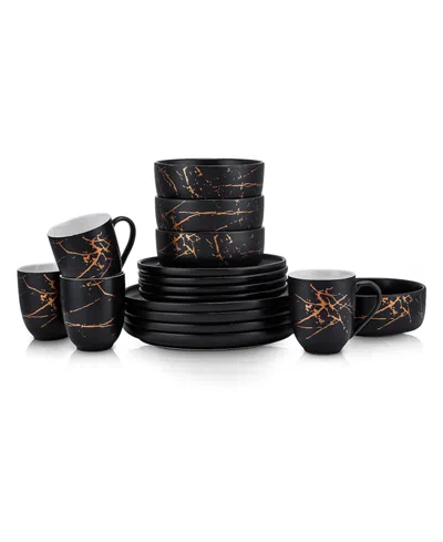 STONE LAIN ZORA 16 PC. DINNERWARE SET, SERVICE FOR 4