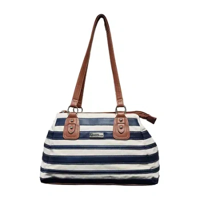Stone Mountain Canvas Satchel Satchel In Multi