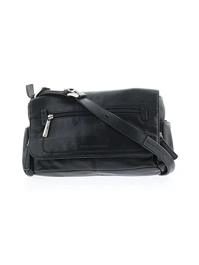 Pre-owned Stone Mountain Crossbody Bag In Black