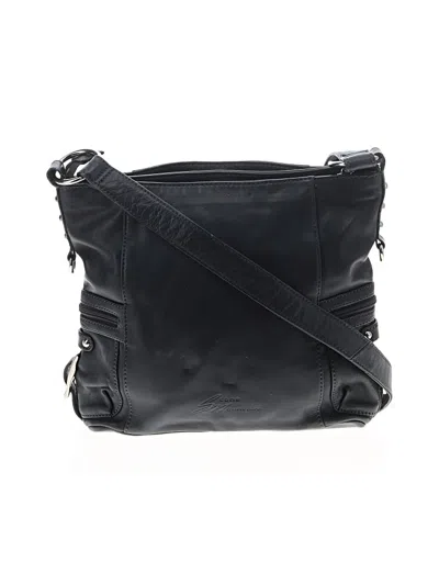 Pre-owned Stone Mountain Crossbody Bag In Black