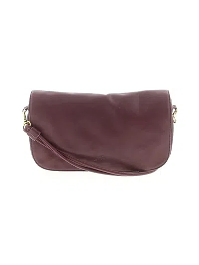 Pre-owned Stone Mountain Crossbody Bag In Burgundy
