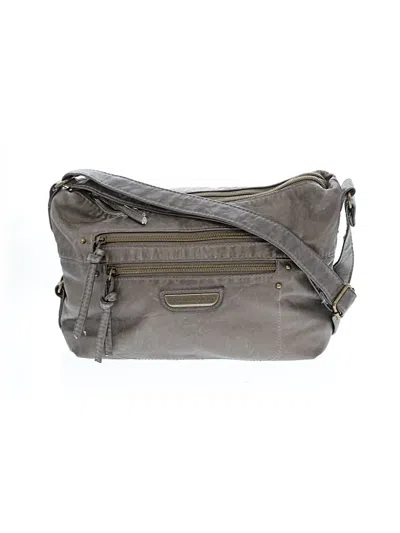 Pre-owned Stone Mountain Crossbody Bag In Gray