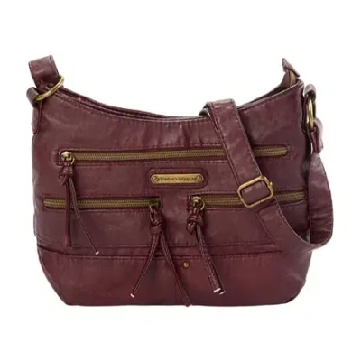 Stone Mountain Hobo Bag In Red