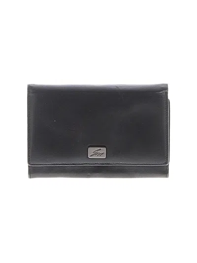 Pre-owned Stone Mountain Leather Wallet In Black