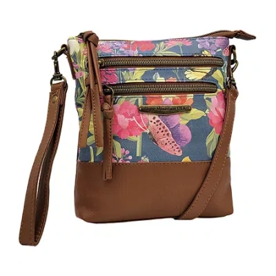 Stone Mountain North South 3-bagger Washed Crossbody Bag In Brown