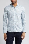 STONE ROSE FLORAL STRETCH BUTTON-UP SHIRT