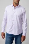 Stone Rose Long Sleeve Dry Touch Shirt In Lavender In Purple