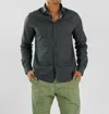 Stone Rose Nova - Long Sleeve Shirt In Black In Black