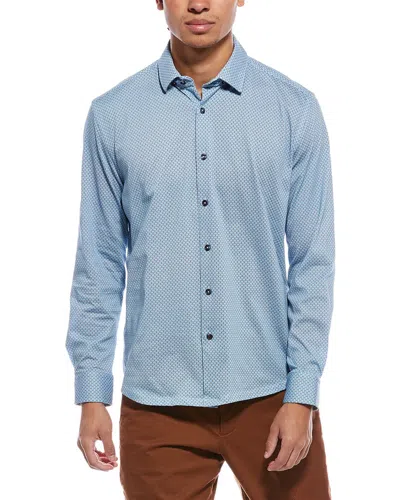 Stone Rose Performance Jersey Shirt In Blue