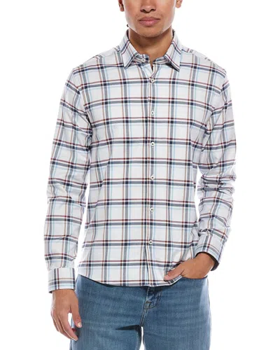 Stone Rose Performance Stretch Woven Shirt In White