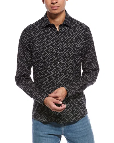 STONE ROSE STONE ROSE STRETCH PRINT SHIRT