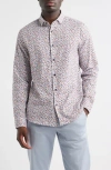 Stone Rose Wildflower Button-up Shirt In Multi