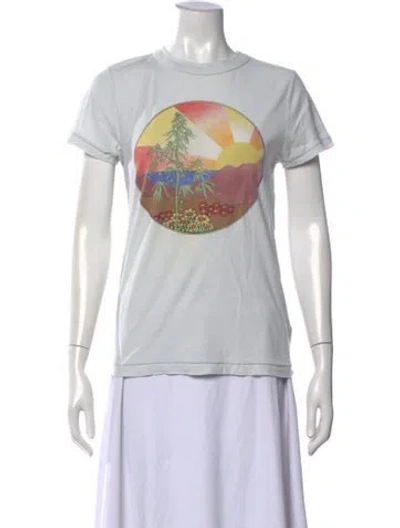 Pre-owned Stoned Immaculate Graphic Print Crew Neck T-shirt In Neutral