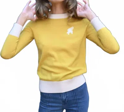Stoned Immaculate Rollergirl Sweater In Yellow