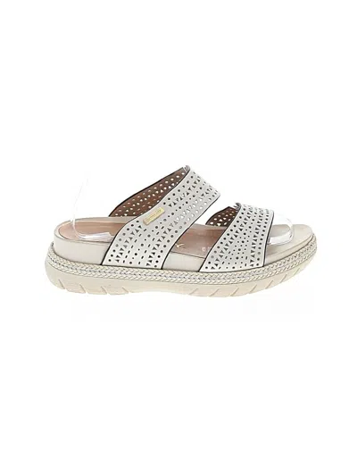 Pre-owned Stonefly Sandals In Silver