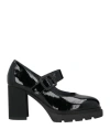 Stonefly Second Skin Woman Pumps Black Size 7 Leather In Black
