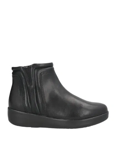 Stonefly Woman Ankle Boots Black Size 6 Leather
