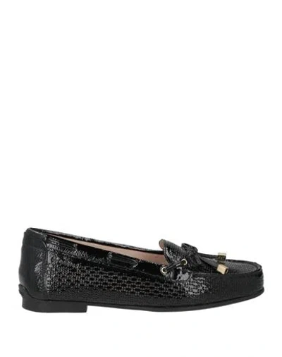 Stonefly Woman Loafers Black Size 6.5 Leather