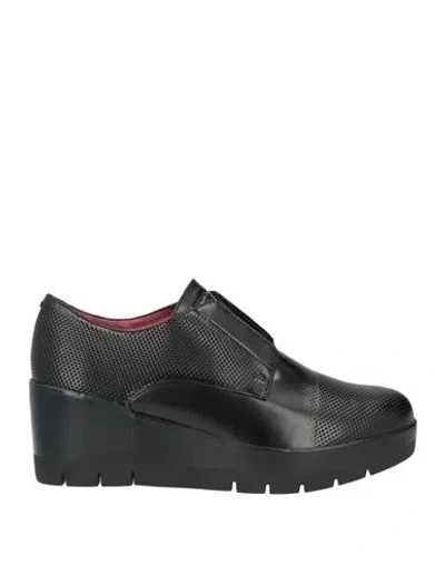 Stonefly Woman Loafers Black Size 7 Leather