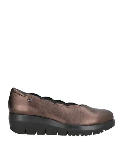 Stonefly Woman Pumps Bronze Size 7 Leather In Brown
