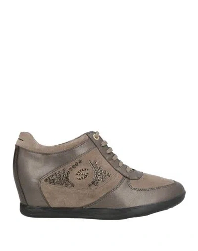 Stonefly Woman Sneakers Bronze Size 8 Leather