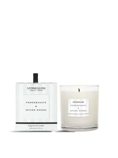 Stoneglow Modern Classics Pomegranate & Spiced Woods Candle In Multi
