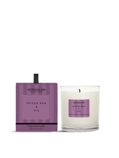 Stoneglow Modern Classics Spiced Rum & Fig Candle In Multi