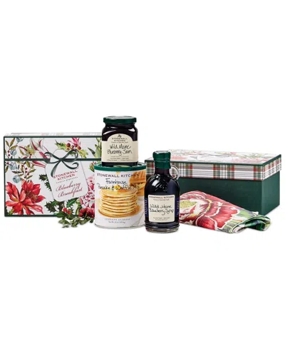 Stonewall Kitchen Holiday Blueberry Breakfast Gift Box, 4 Piece Set In No Color