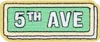Stoney Clover Lane 5th Ave Sign Patch