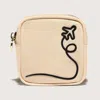 Stoney Clover Lane Airplane Embroidered Mini Pouch