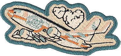 Stoney Clover Lane Airplane Patch