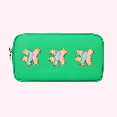 Stoney Clover Lane Airplane Small Pouch In Green