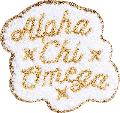 Stoney Clover Lane Alpha Chi Omega Sticker Patch